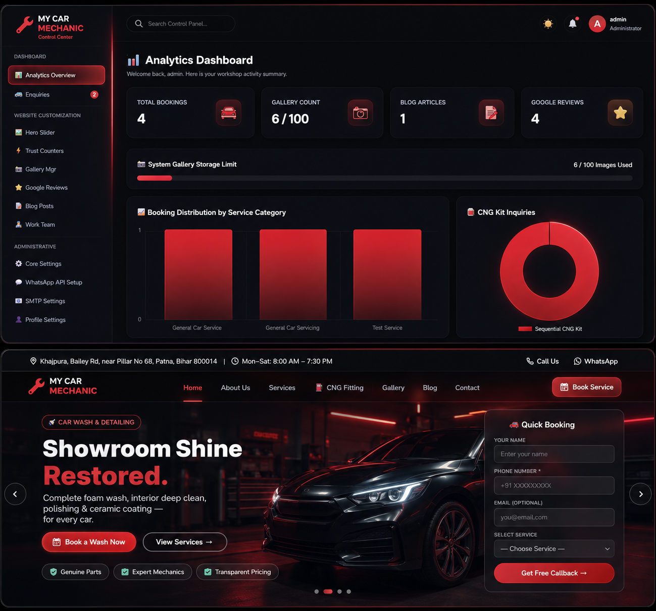My Car Mechanic UI